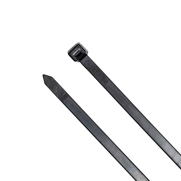South Main Hardware Cable Tie, 32 in L, 9.64 in Max Bundle Dia., Black, Nylon, 175 lb Strength, 25 PK 220239 - main